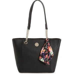 Anne Klein Chain Tote Blue